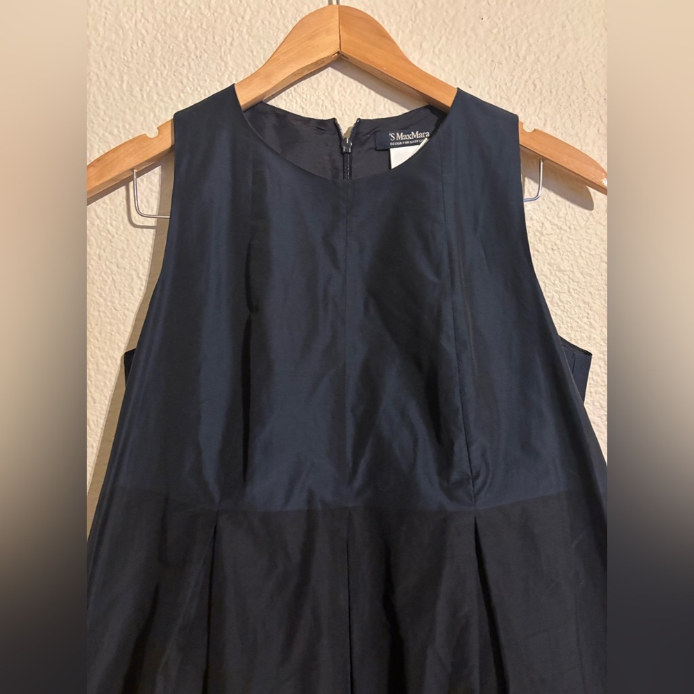 MaxMara Navy Midi Dress - Picture 6 of 15